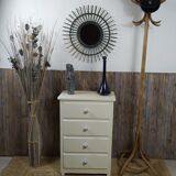 Wooden semainier, off-white