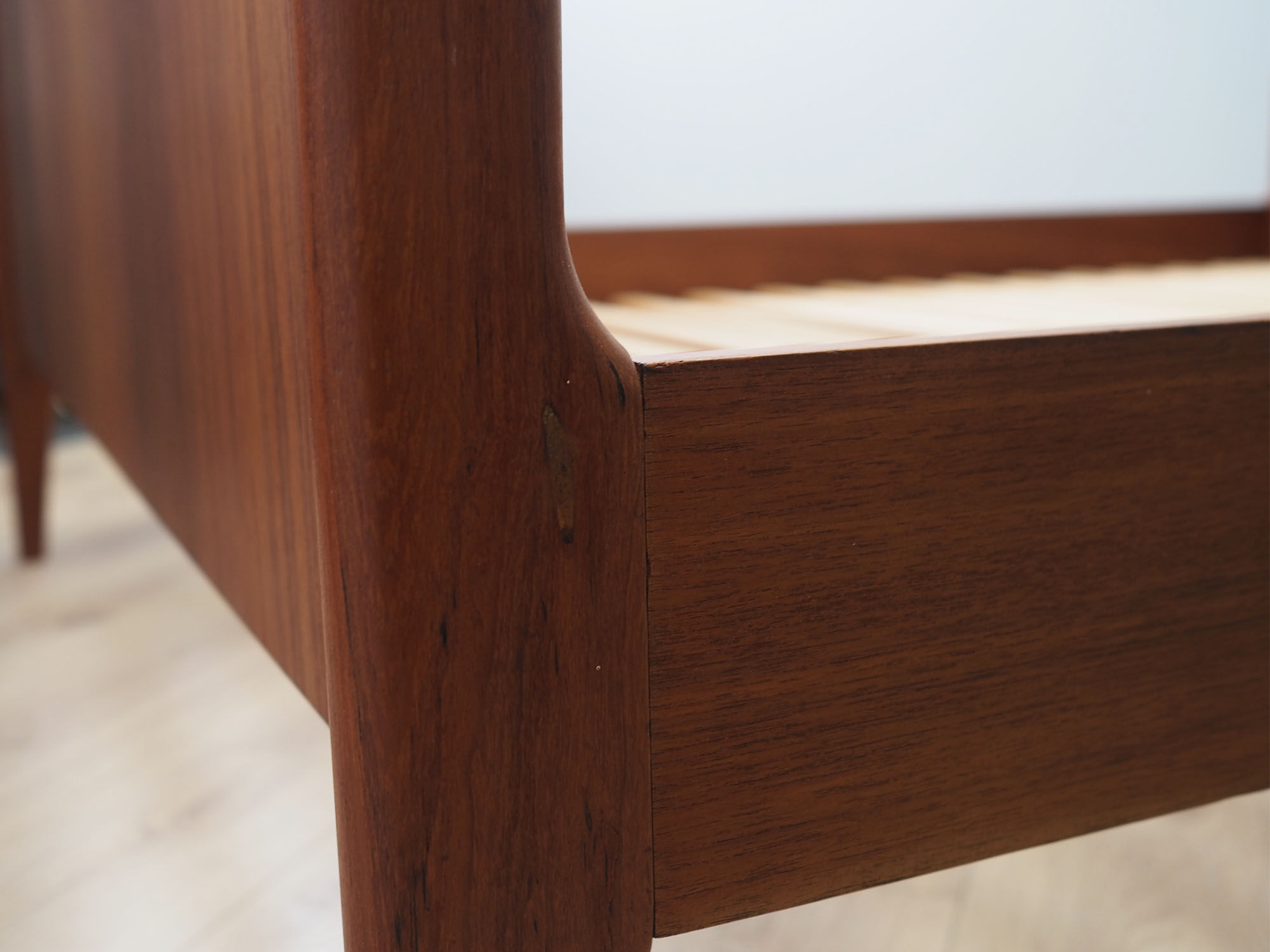 Teak bed, Danish design, 70's, Denmark