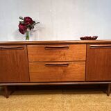 Buffet rétro vintage en teck du milieu du siècle par Meredew 1960