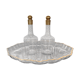 tray carafes and glasses
