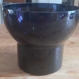 Vase en verre bleu vintage