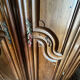 Large Alsatian Louis XV wardrobe in solid walnut – 18th century