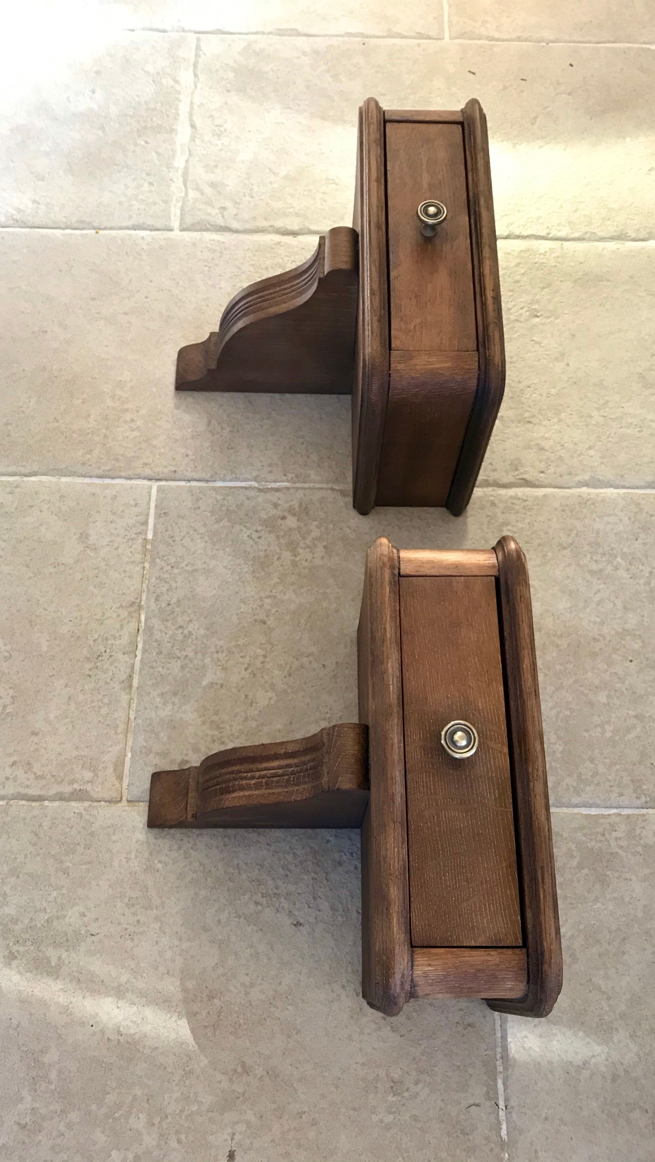 Pair of hanging bedsides