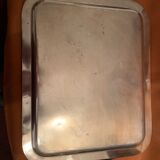 Silver metal tray