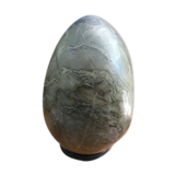 Green marble egg