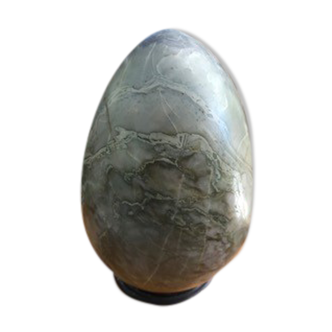 Green marble egg