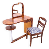 Art Deco Dressing Table and Chair, Poland, ca. 1950.