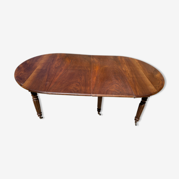 Louis-Philippe table with extension