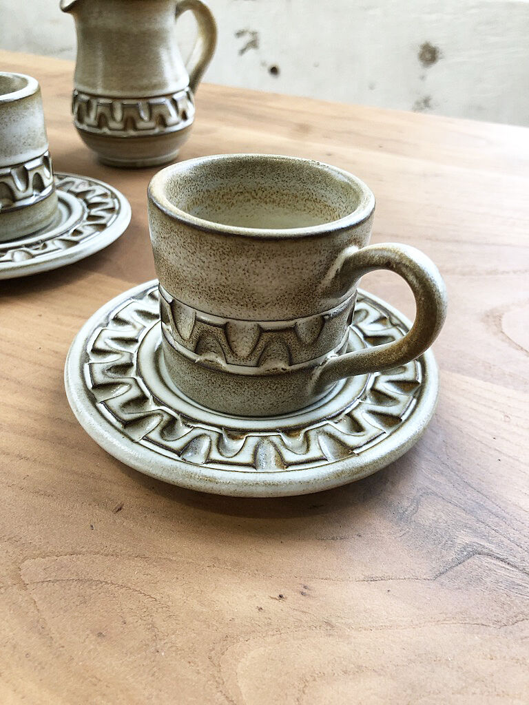 Coffee service - 6 cups Besson Vallauris