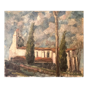 Huile sur toile Espinasse raymond