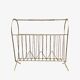 50s magazine rack in brass and scoubidou