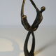 Sculpture bronzé "couple dansant" signé M.N