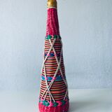 Vintage scoubidou decanter