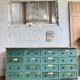 Old workshop drawer unit with original patina.