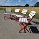 Lot de 4 chaises pliantes vintage