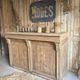 Magnificent Antique Oak Trade Counter with Numerous Drawers