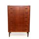 Commode "Tallboy" en teck, Danemark, 1960