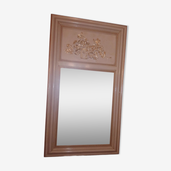 Miroir en bois sculpté 70x125cm