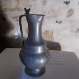 Large pewter pitcher