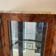 Silversmith showcase Louis XV style marquetry rosewood top marble