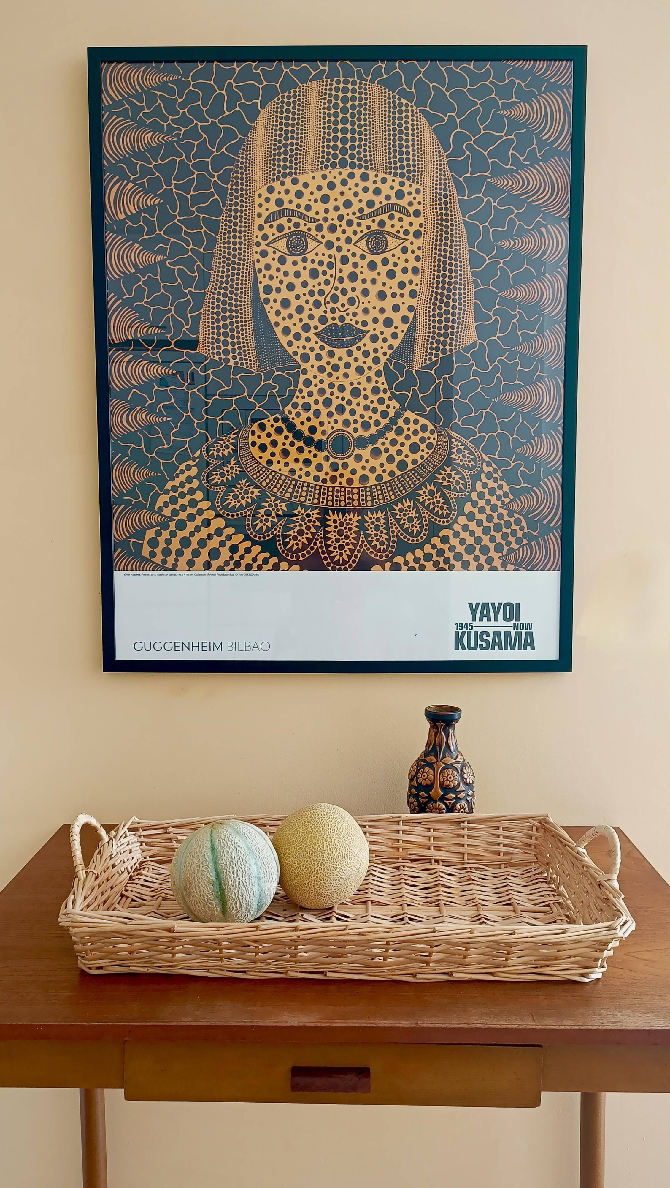 French Provence Large Wicker Basket Tray, Handwoven in France, Late 20th-C