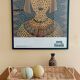 French Provence Large Wicker Basket Tray, Handwoven in France, Late 20th-C