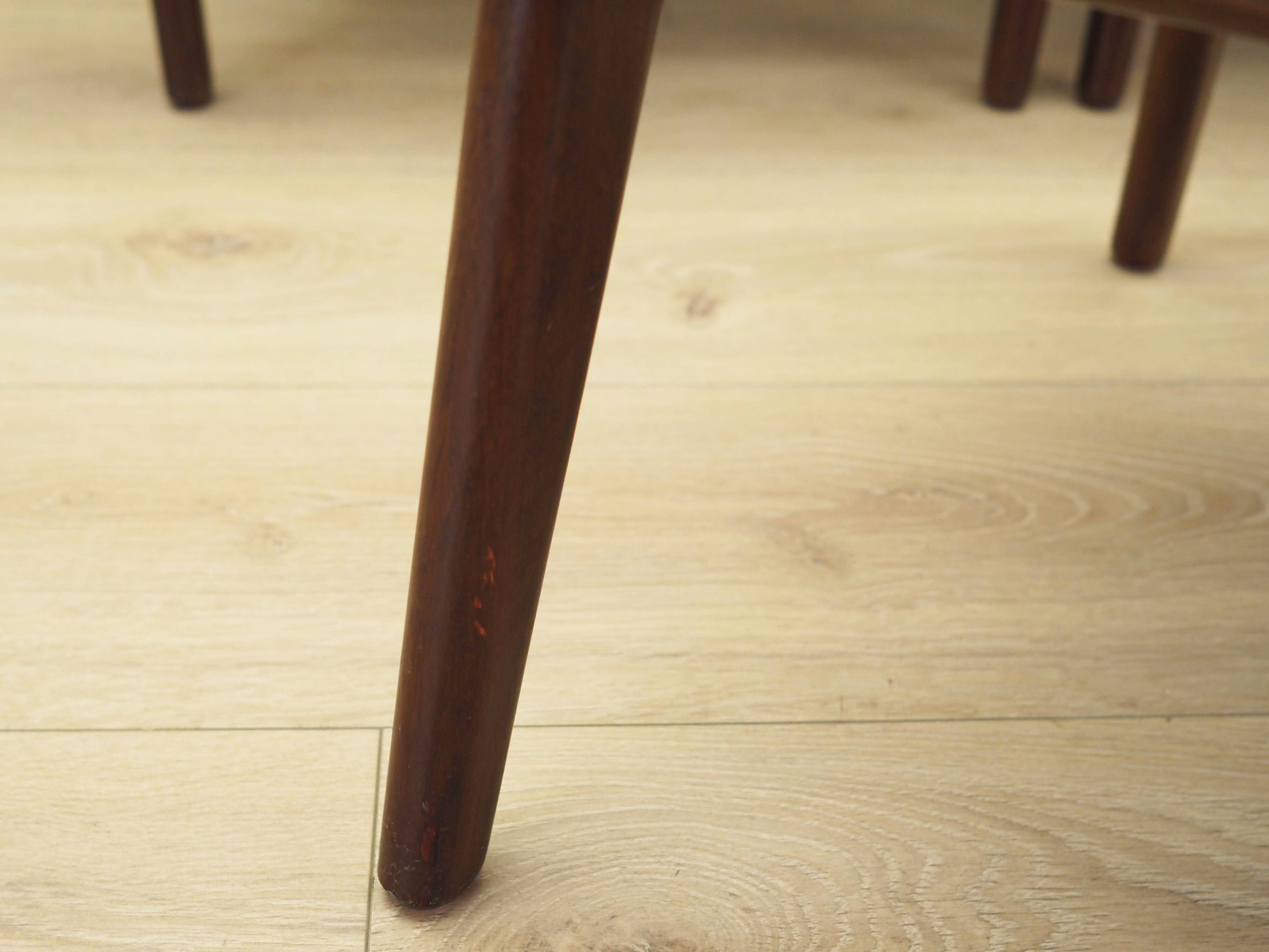 Set of six mahogany chairs, Danish design, 1970s, designer: Henning Kjærnul
