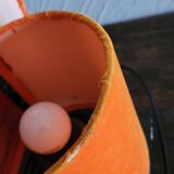 Lampe a poser orange vintage