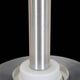 Rare pendant lamp / aluminum / opaline glass / Space Age / Mid-Century Danish Modern design / 1960s / 1970s
