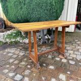 Vintage wooden bistro table
