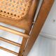 Pair vintage cannesy folding chairs