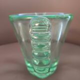Art Deco vase in emerald green crystal – Daum Nancy France – Circa 1930