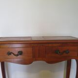Cherry console with 2 drawers - Louis XV style - cherry wood
