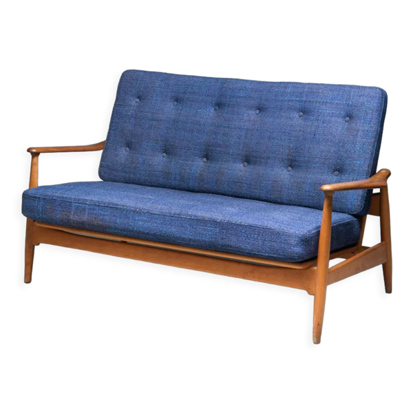 Canapé 2-places 'FD161-2, Arne Vodder, France & Daverkosen, années 1950, Danemark