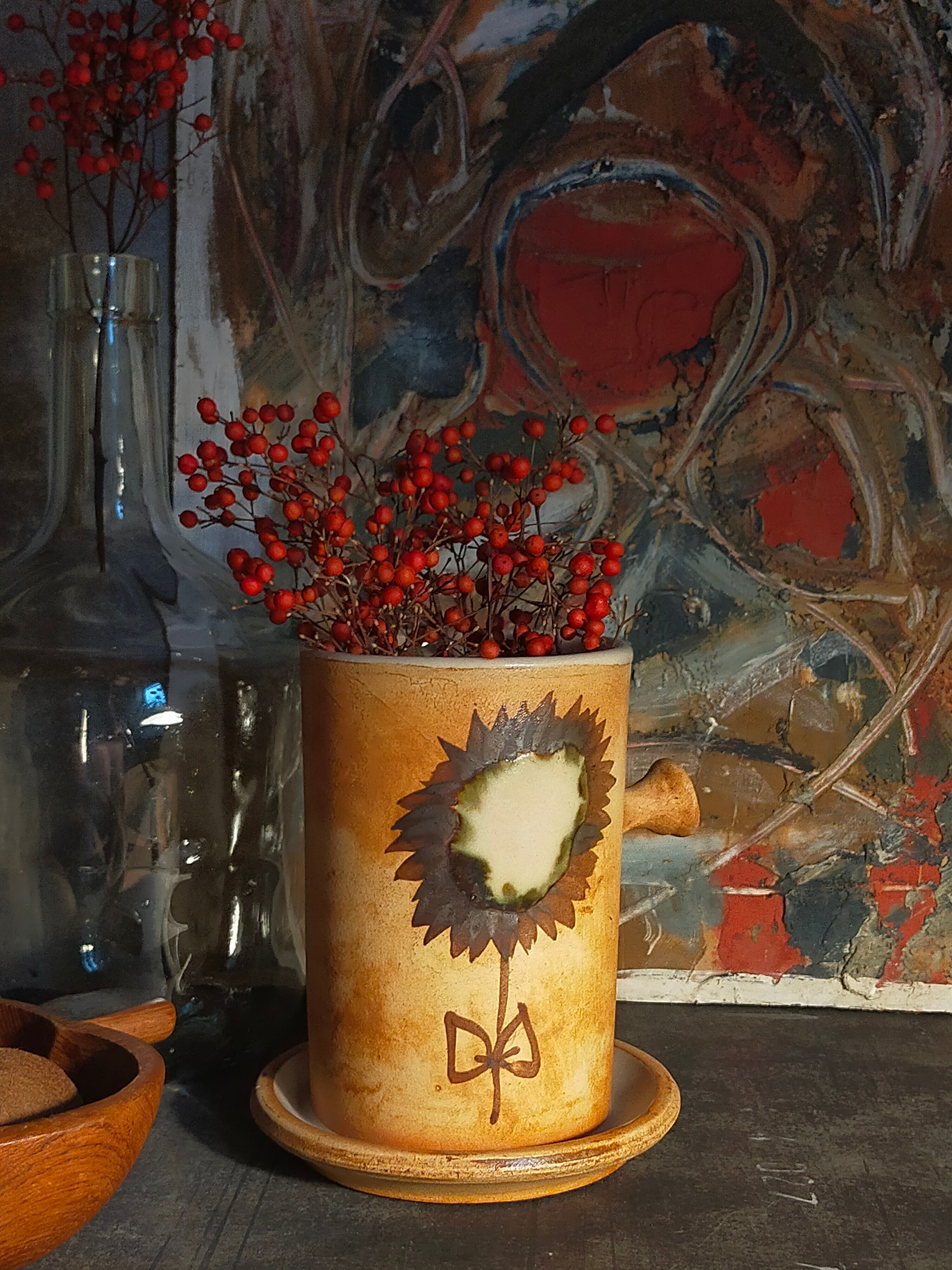 Vase "Porterie du Colombier" vintage