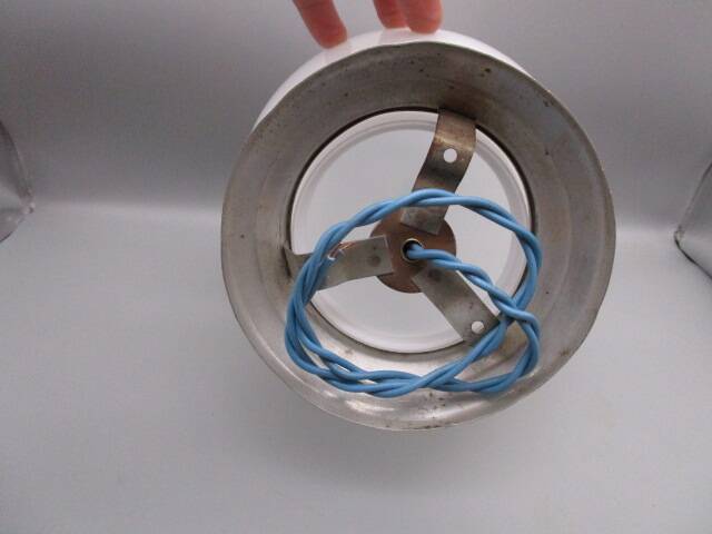 Art Deco opaline ball ceiling light