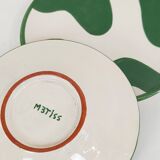 Medium plate - GREEN BRUSH