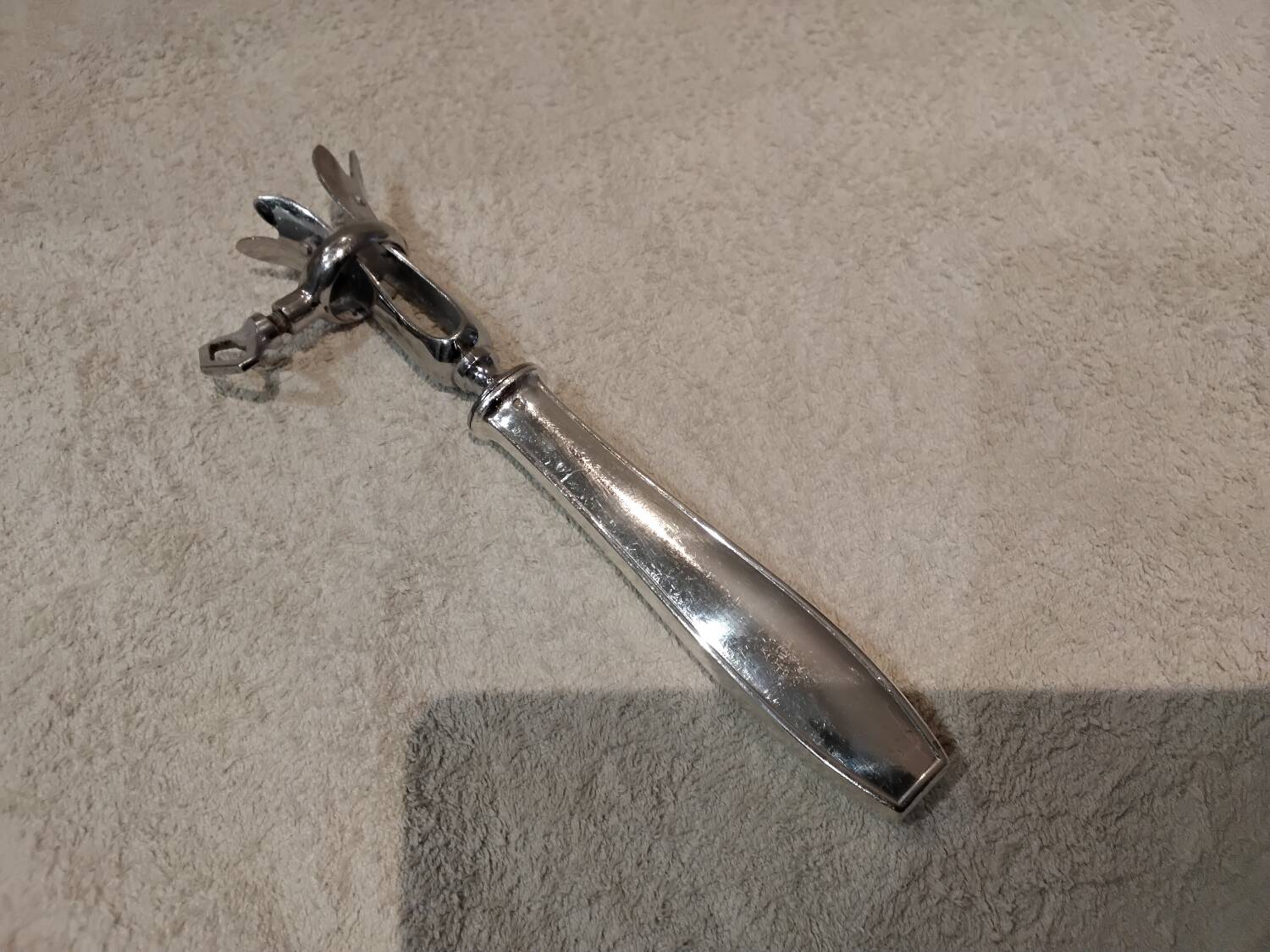 Christofle Atlas model silver-plated leg of lamb handle