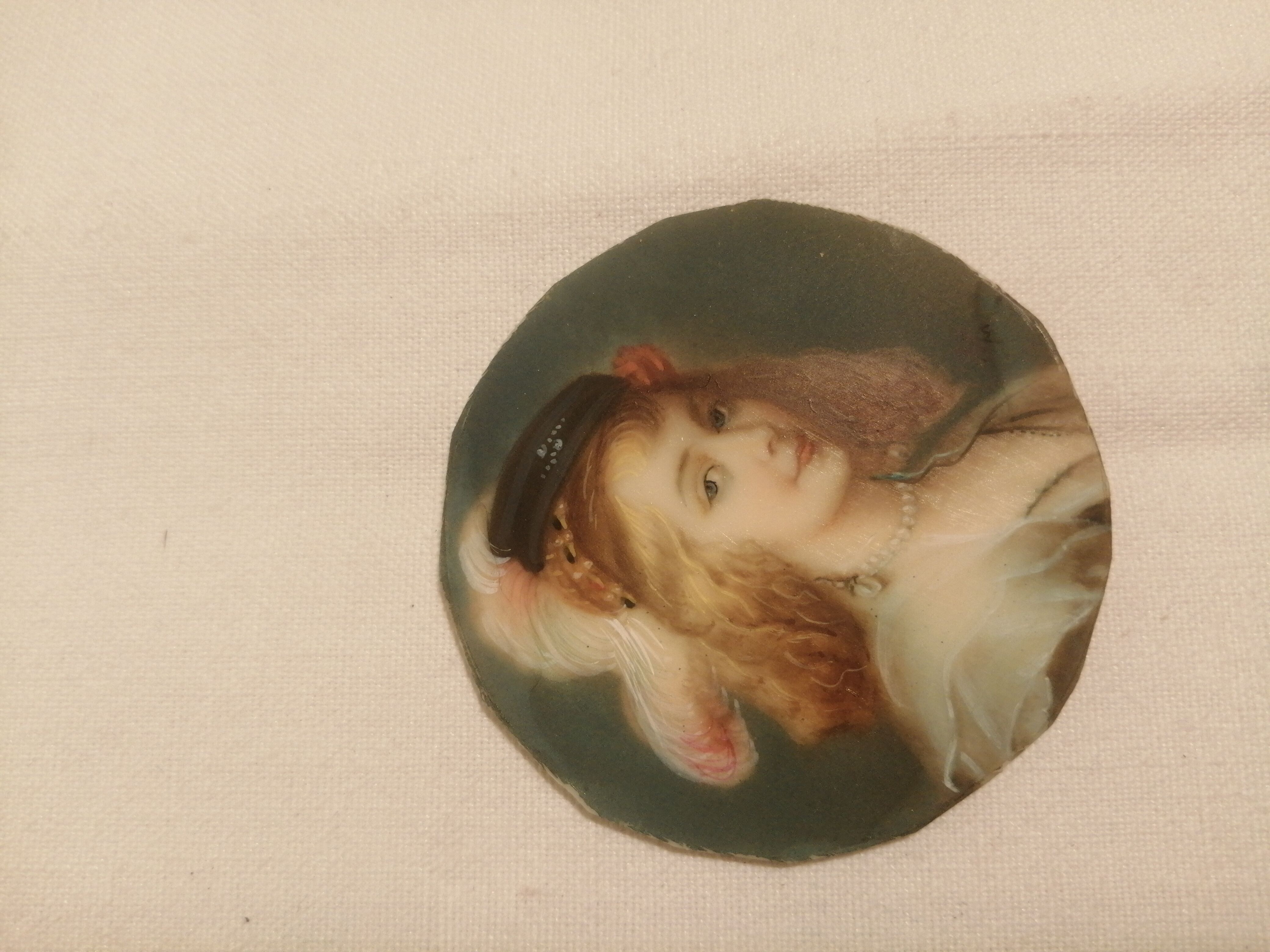 Miniature oil painting