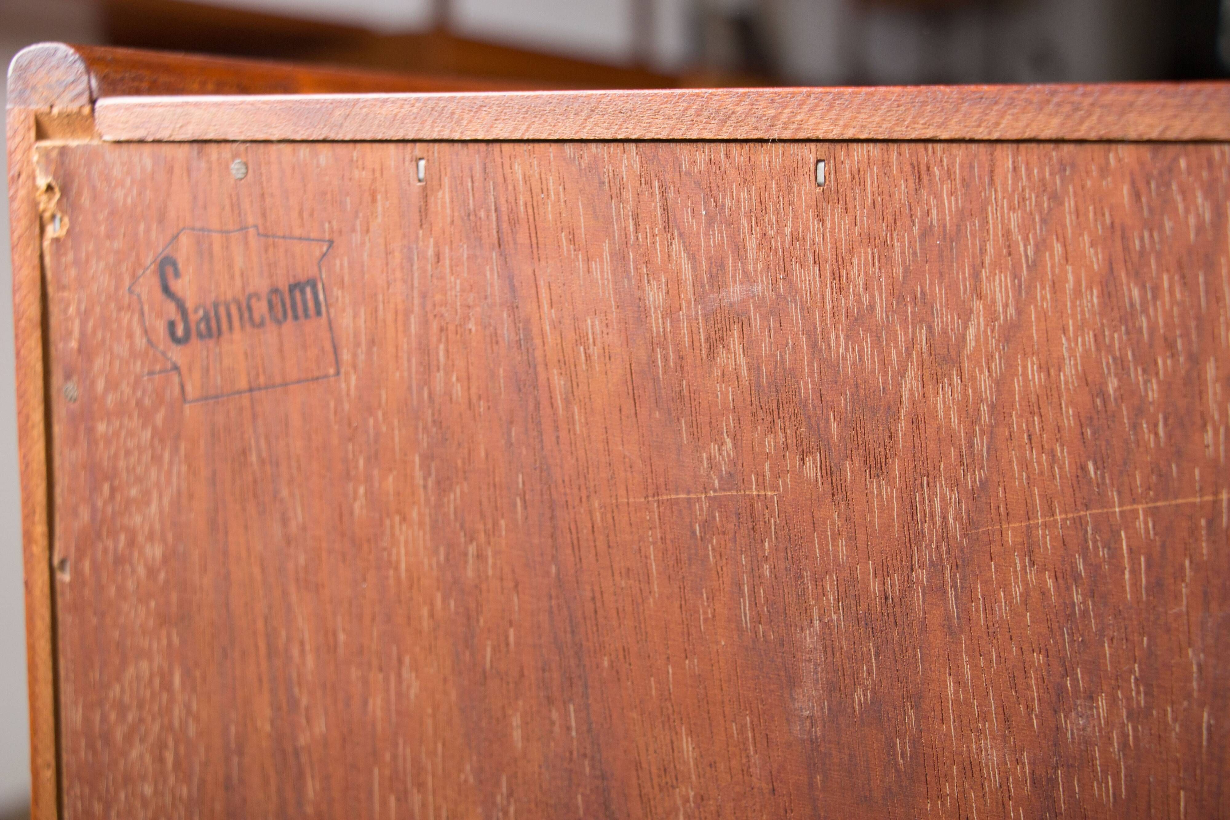 Danish teak sideboard 200 cm, model 31b, by Johannes Andersen 1960.