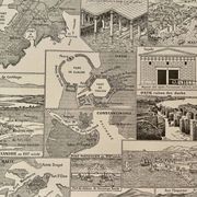 Lot de 2 lithographies sur les ports de 1897