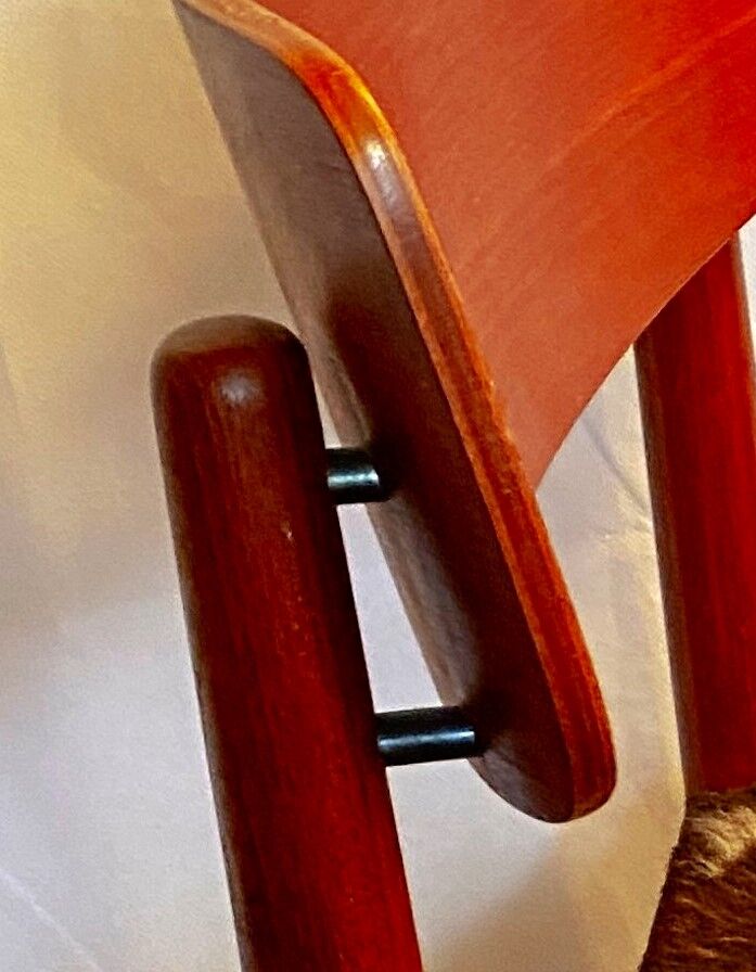 4 vintage Scandinavian cow chairs