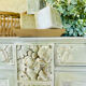 Carved flowered sideboard