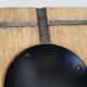 Ashtray empty pocket brutalist industrial metal and wood