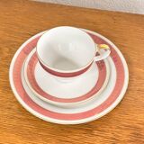 Trio, service de petit-déjeuner, New Look, Kahla Volkstedt, Allemagne années 1960.