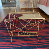 Vintage brass magazine holder - year 50-60