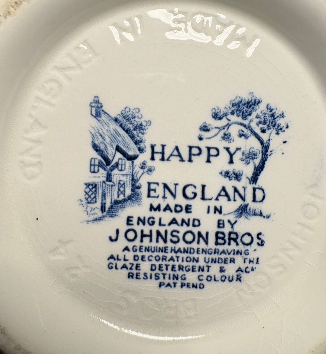 Johnson Bros Happy England coffee maker and teapot