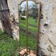 Large beveled antique mirror 75x150cm