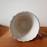 Digoin Sarreguemines blue cup