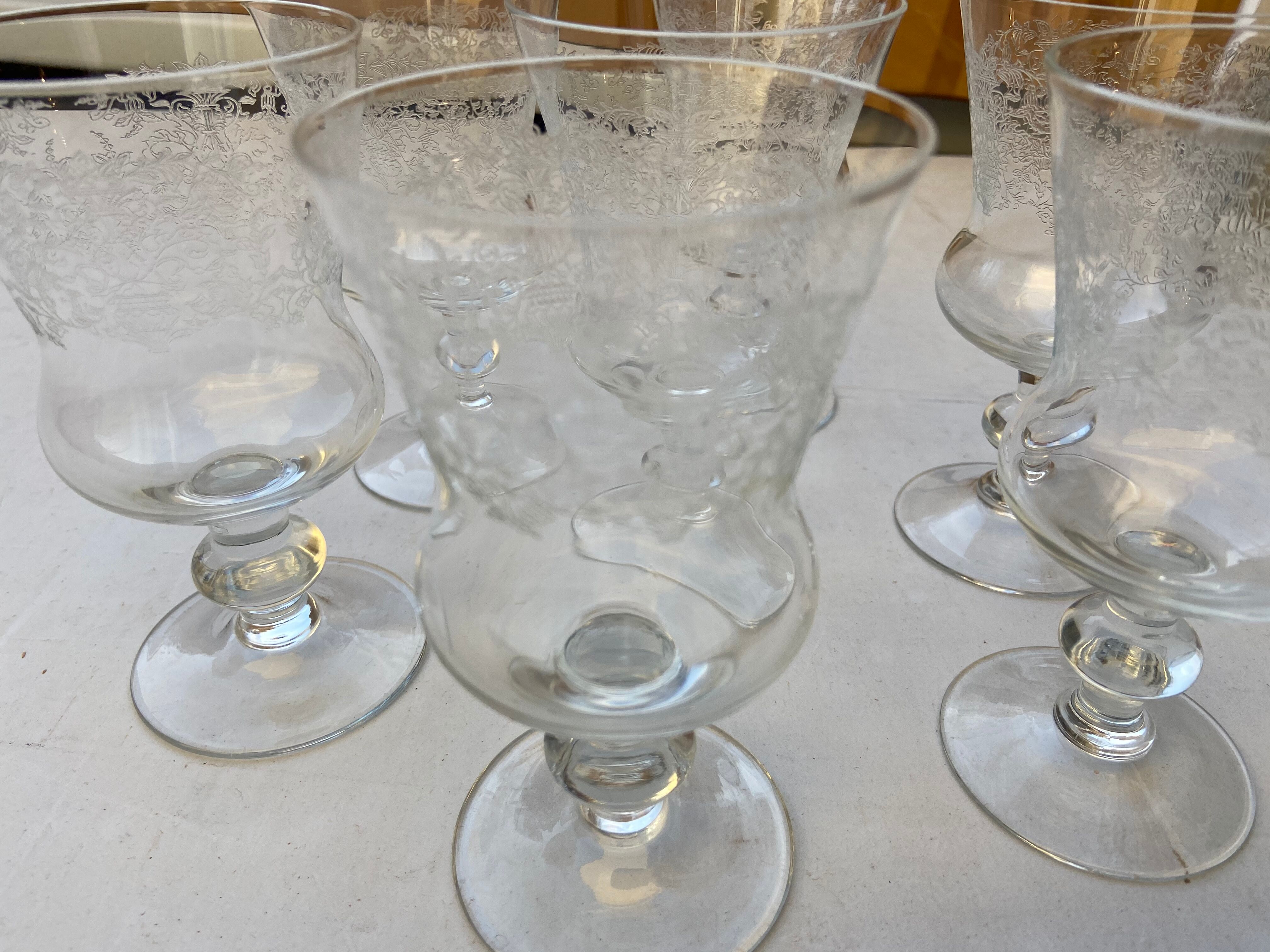 Verres à pied